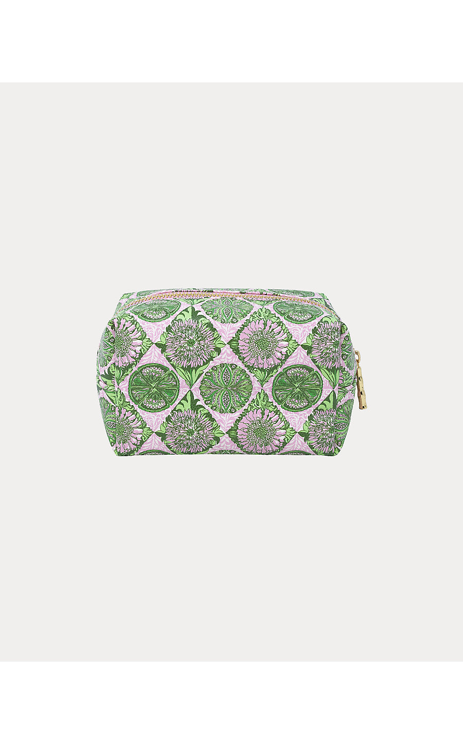 Toiletry Case, Textured Palm Stripe