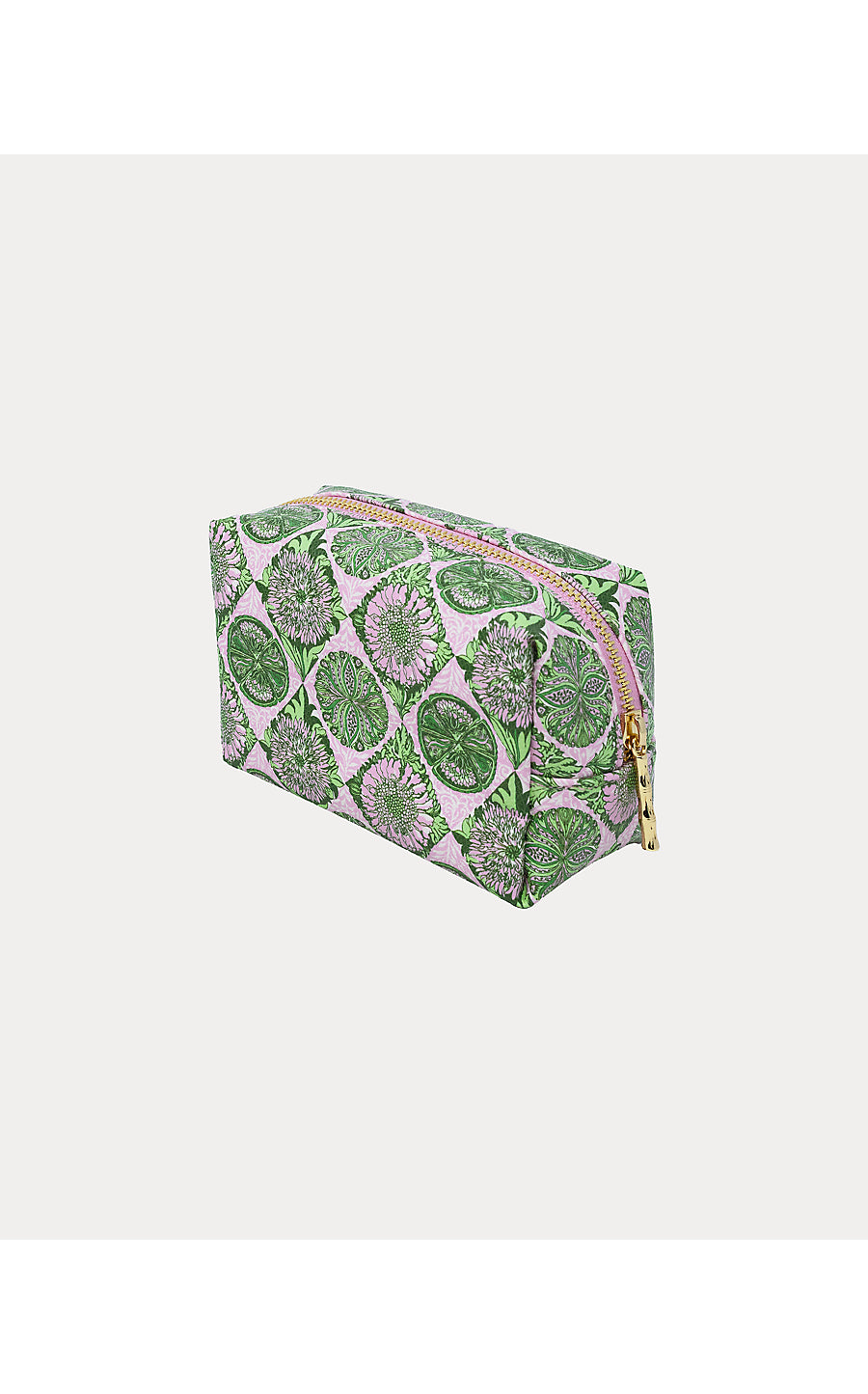 Toiletry Case, Textured Palm Stripe
