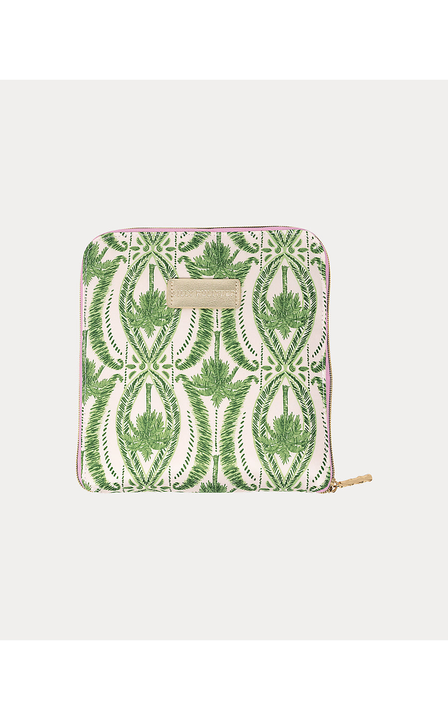 Packable Tote, Textured Palm Stripe