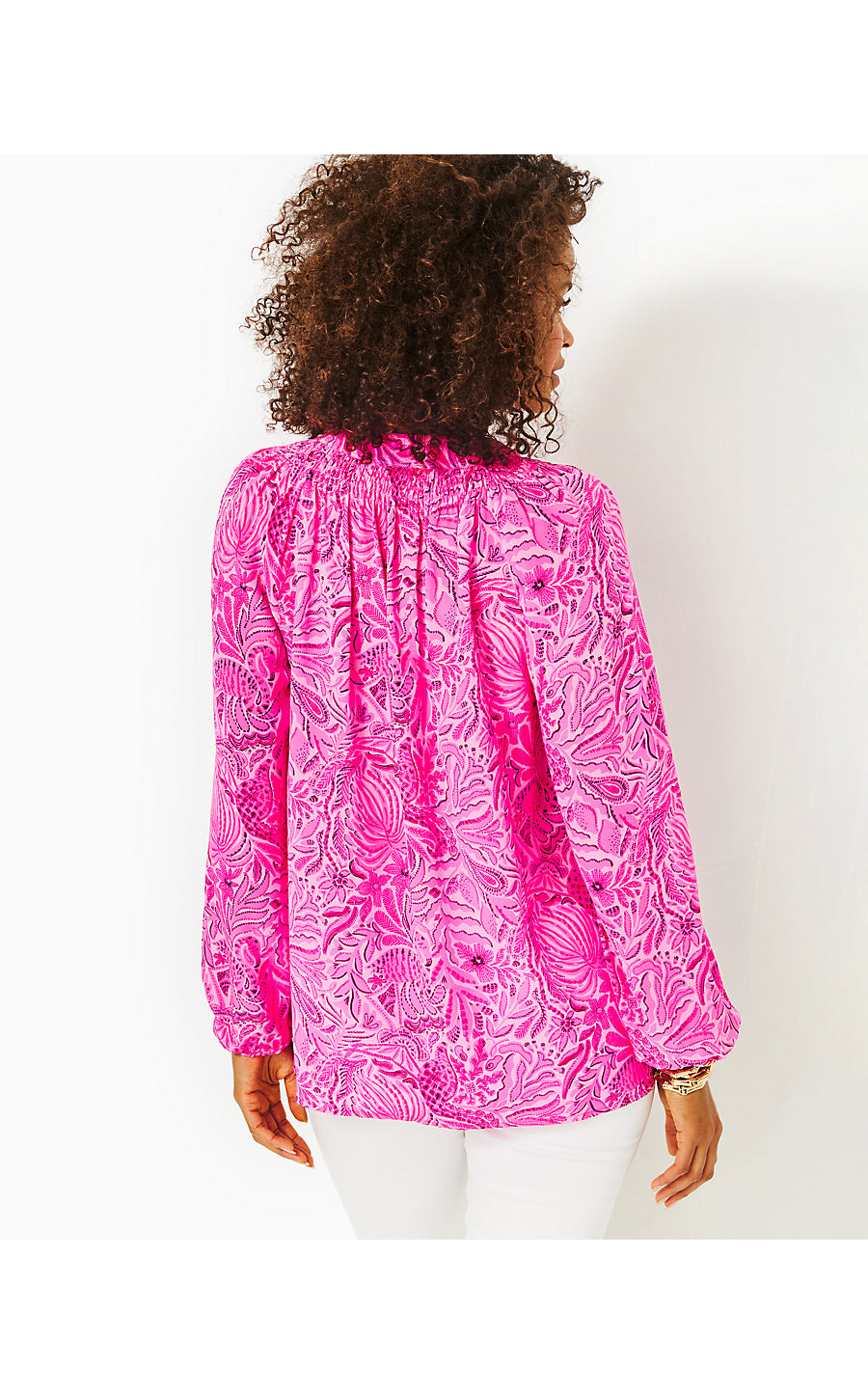 ELSA TOP, CERISE PINK PINKIE PROMISES