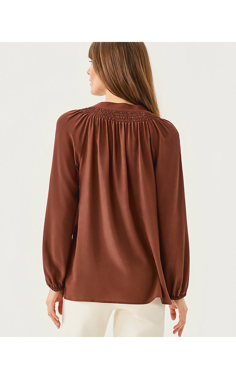 ELSA TOP, FRENCH ROAST