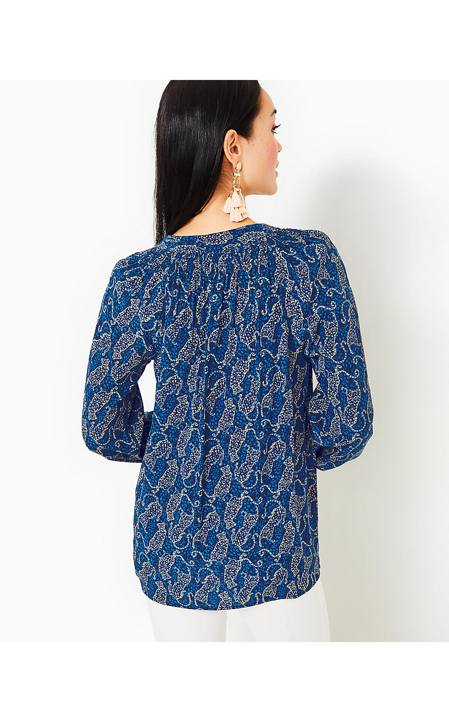 ELSA TOP, LOW TIDE NAVY EASY TO SPOT