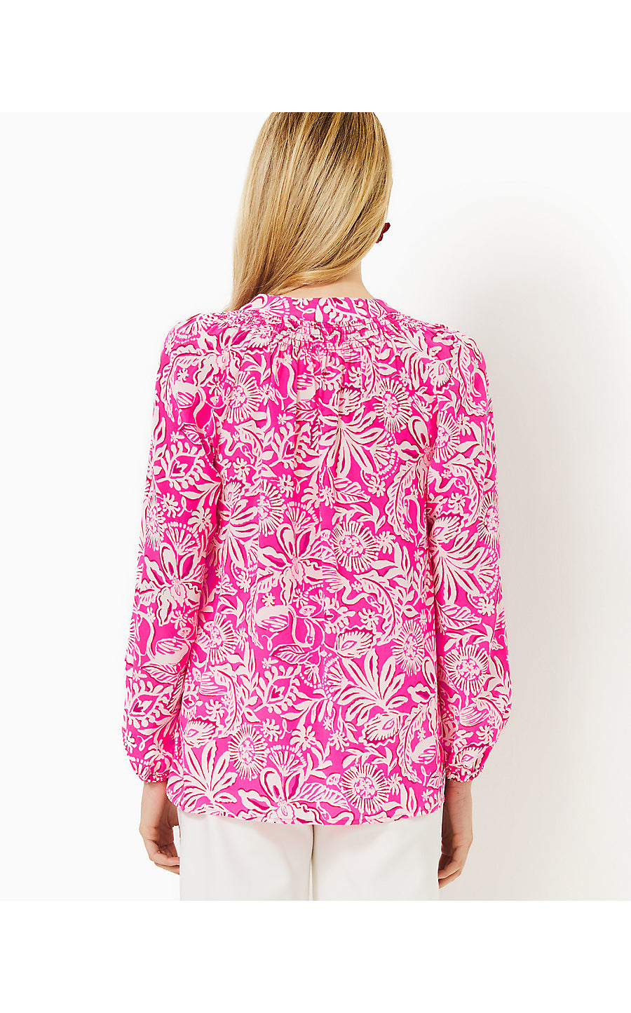 ELSA TOP, PASSION FRUIT PINK ABSOLUTELY FLAMAZING