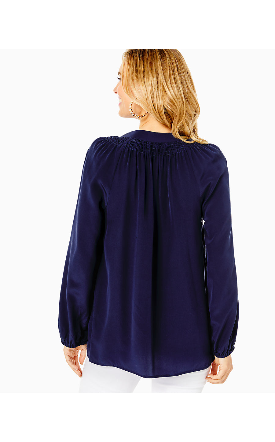 ELSA TOP, TRUE NAVY