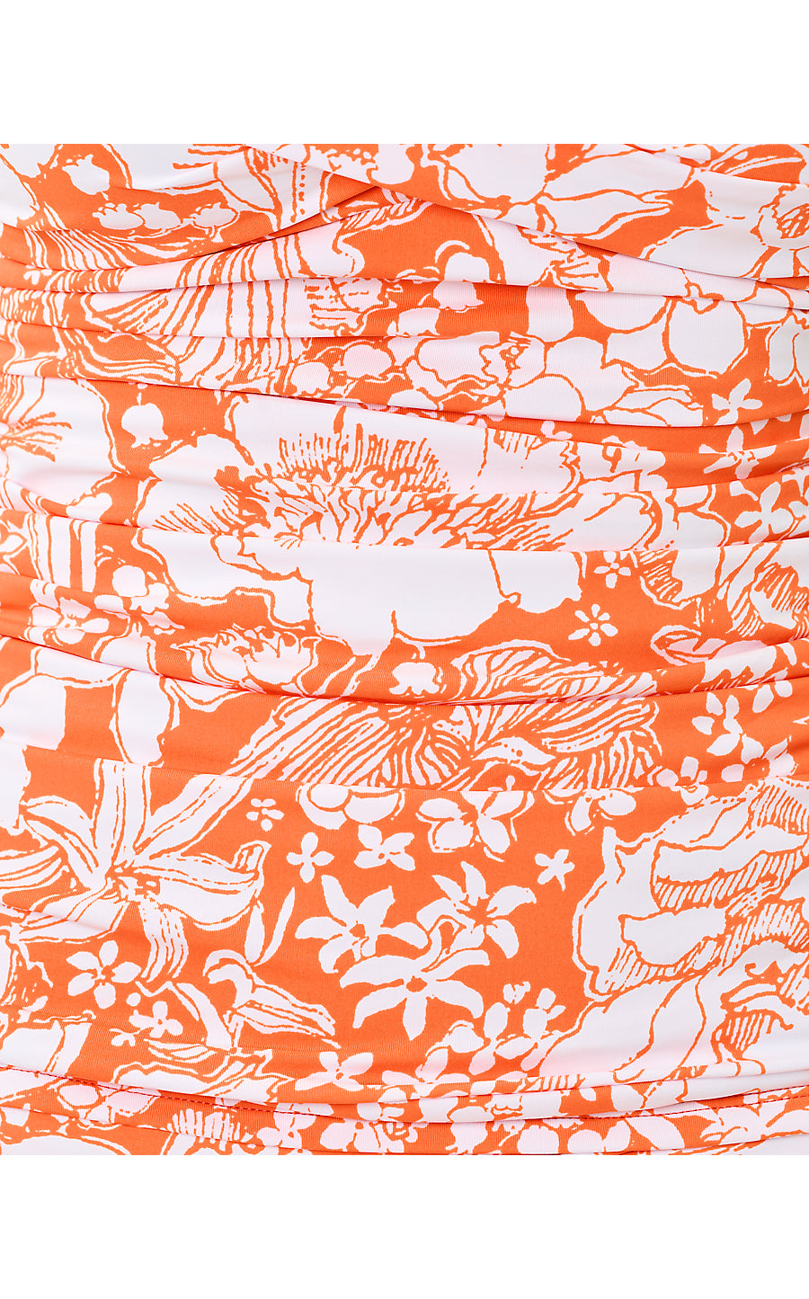 FLAMENCO TANKINI, SUNSET ORANGE BUDDING ROMANCE