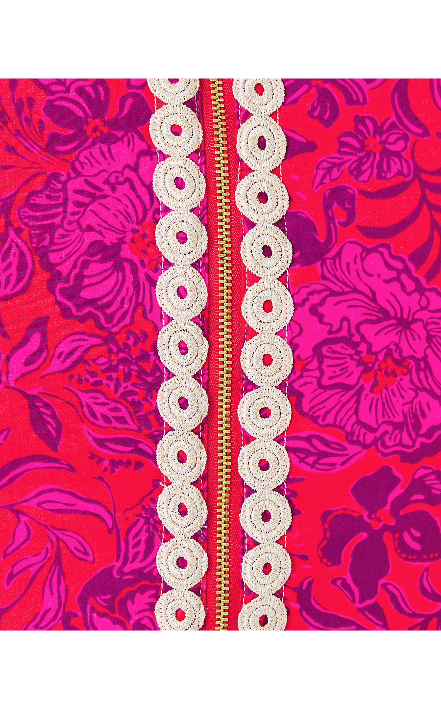 MILA STRETCH COTTON SHIFT, AMARYLLIS RED SECRET HIDEAWAY