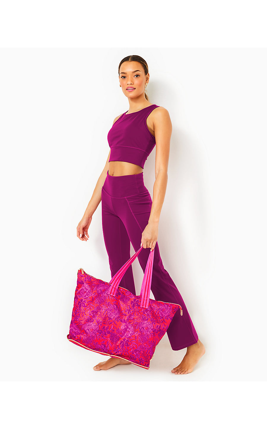 GETAWAY PACKABLE TOTE, AMARYLLIS RED SECRET HIDEAWAY