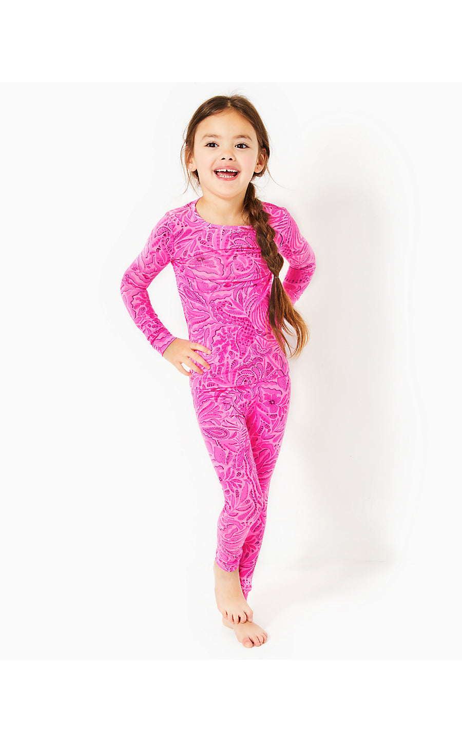 SAMMY PAJAMA SET, CERISE PINK PINKIE PROMISES