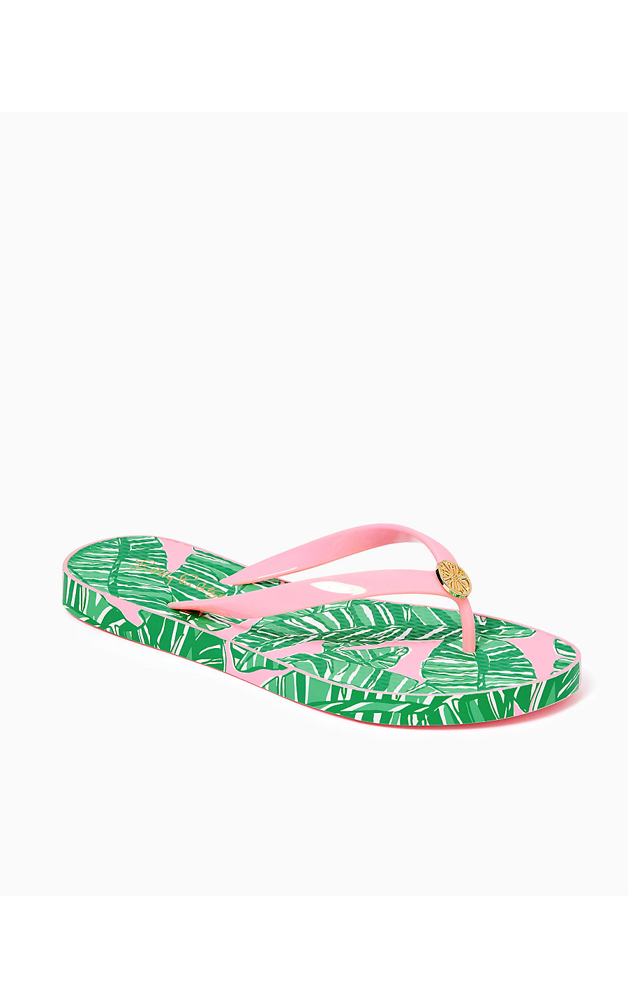 POOL FLIP FLOP, CONCH SHELL PINK LETS GO BANANAS SHOE