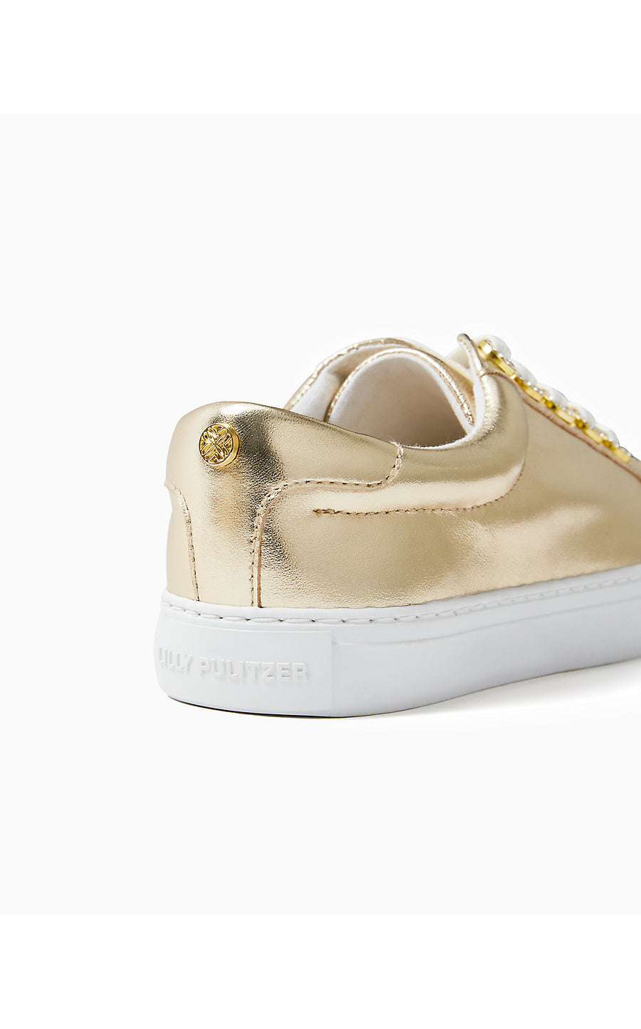LUX HALLIE SNEAKER, GOLD METALLIC