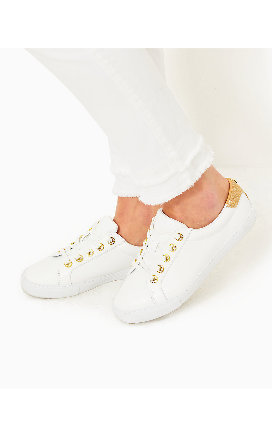 LUX HALLIE SNEAKER, RESORT WHITE