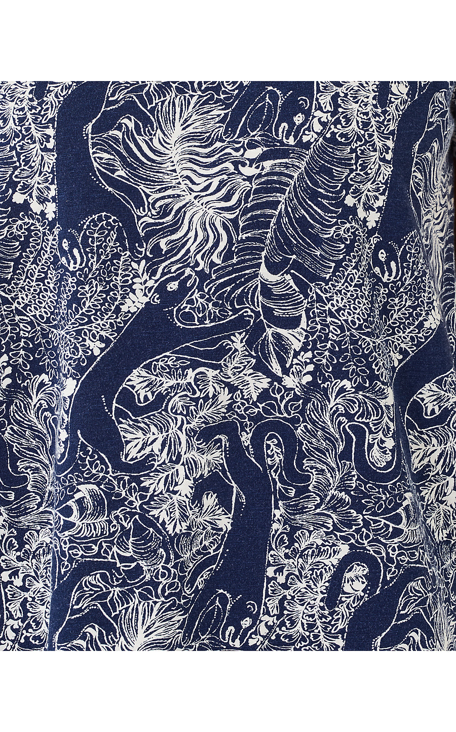 ETTA SCOOP-NECK, LOW TIDE NAVY LIL PALM PROWL