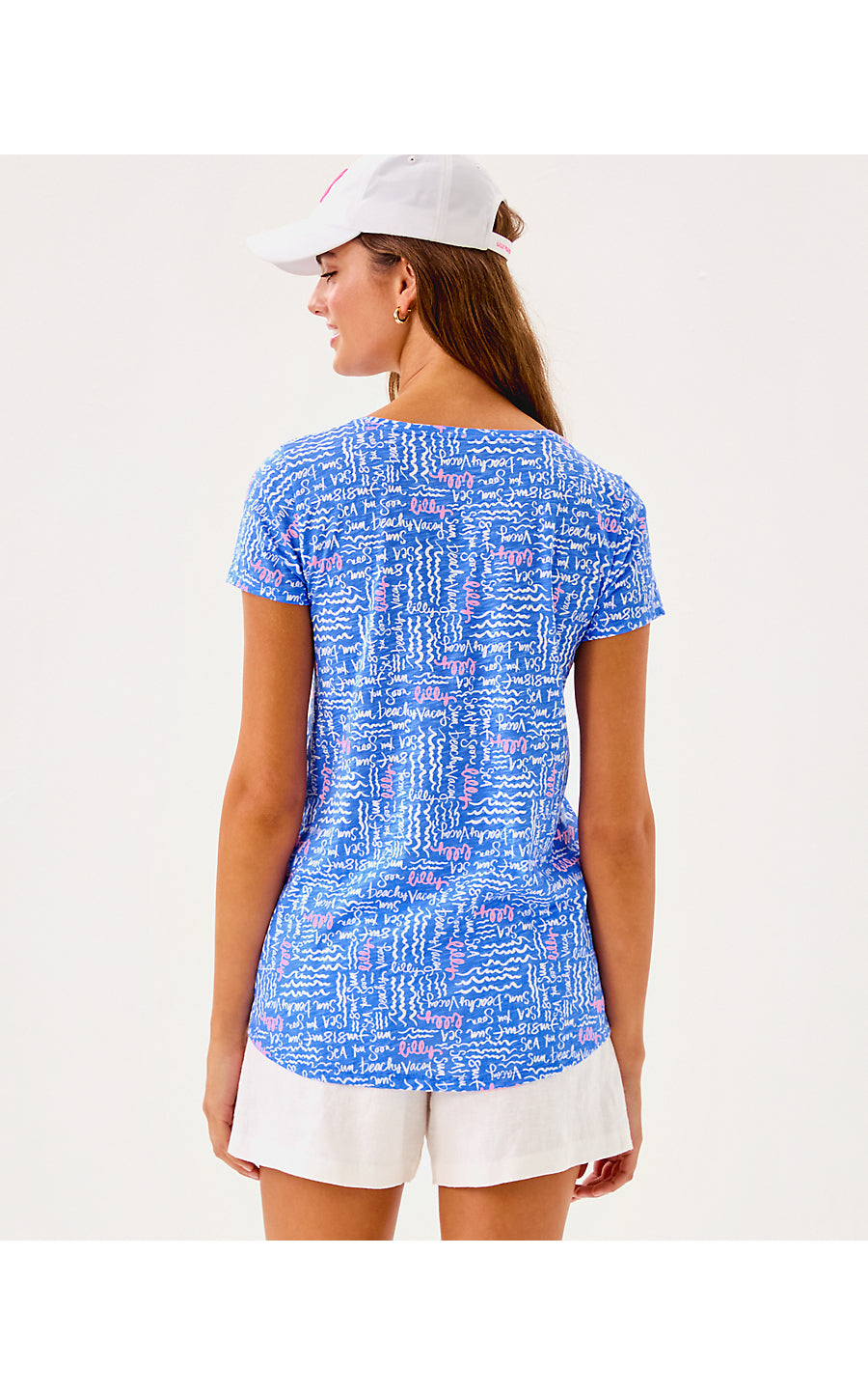 ETTA SCOOP-NECK, SUNWASHED BLUE SEACRETS