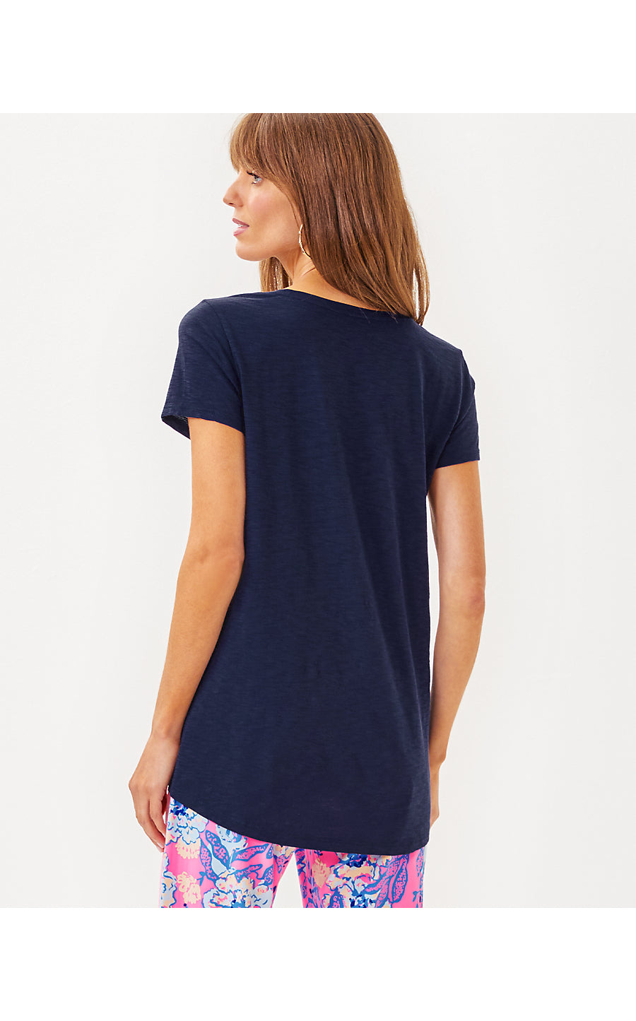 ETTA SCOOP-NECK, TRUE NAVY