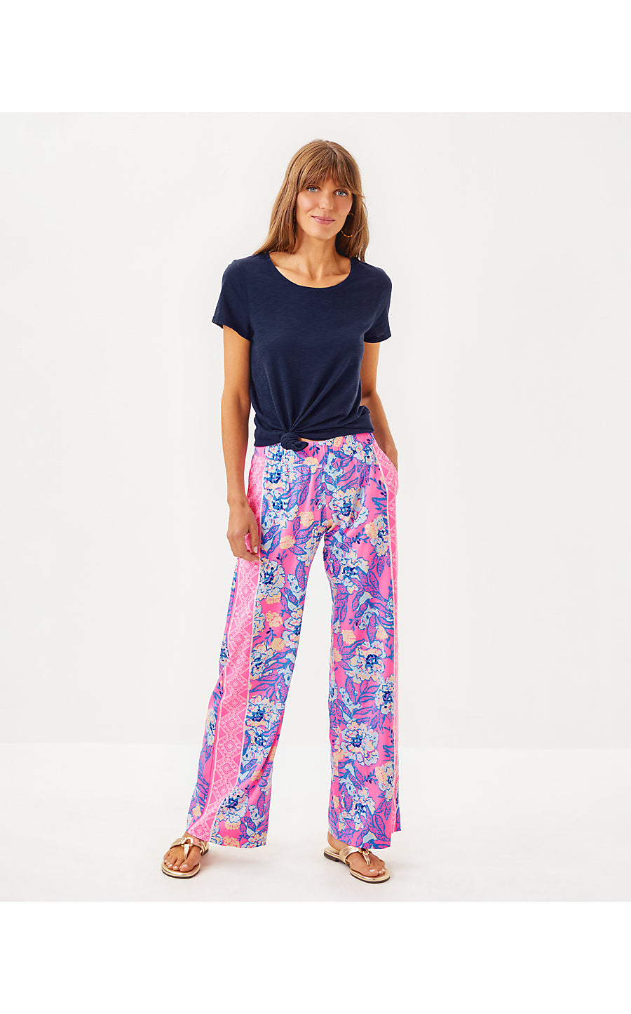 ETTA SCOOP-NECK, TRUE NAVY