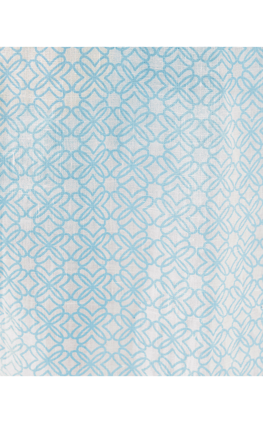SEA VIEW BUTTON DOWN, BLUETTE X RESORT WHITE BUTTERFLY PATTERN