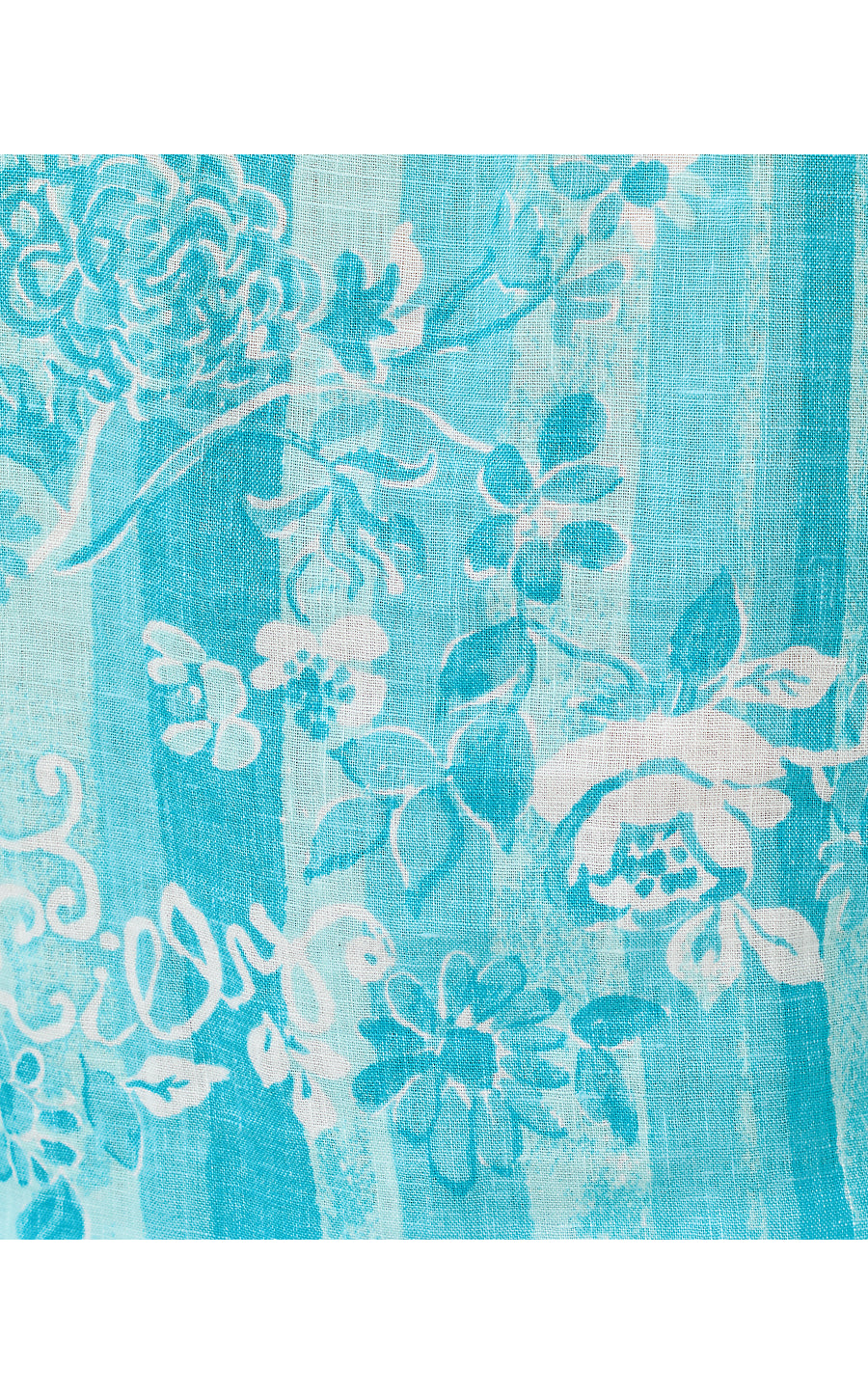 SEA VIEW BUTTON DOWN, CAPRI BLUE ROSEYS PETALS