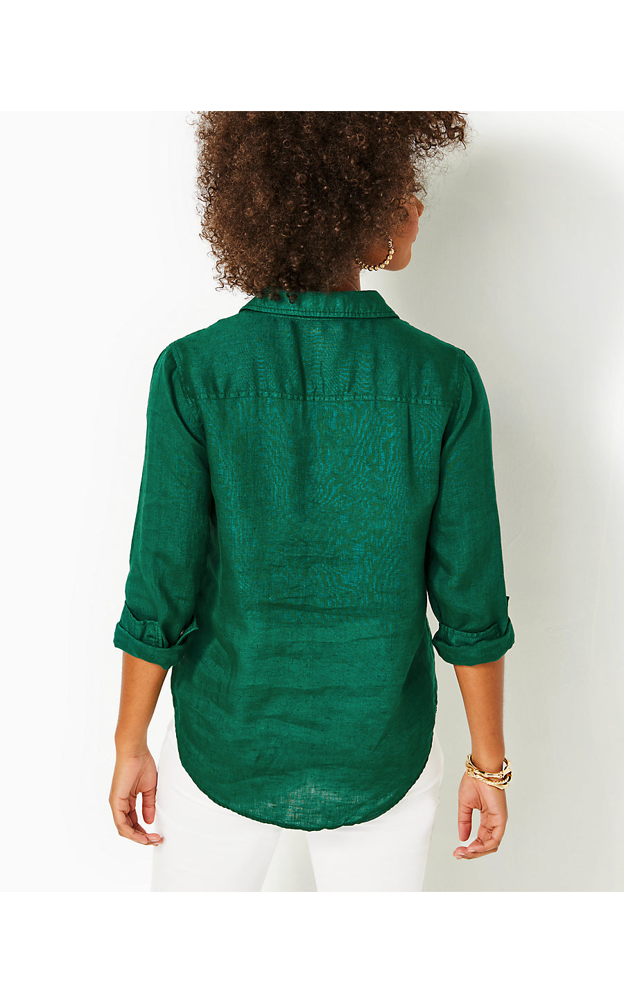 SEA VIEW BUTTON DOWN, EVERGREEN