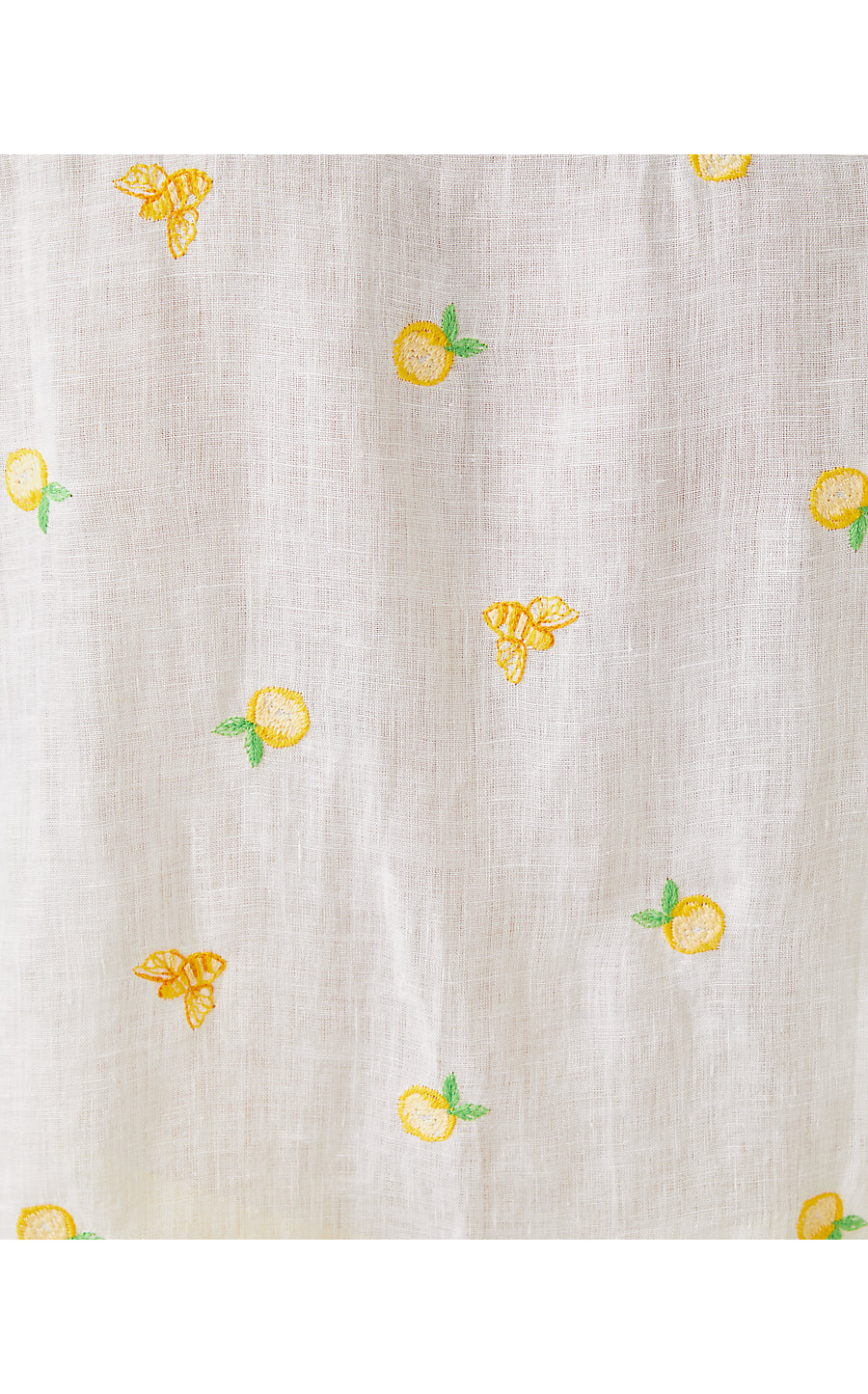 SEA VIEW BUTTON DOWN, HONEYCOMB LEMON BEE HALF DROP