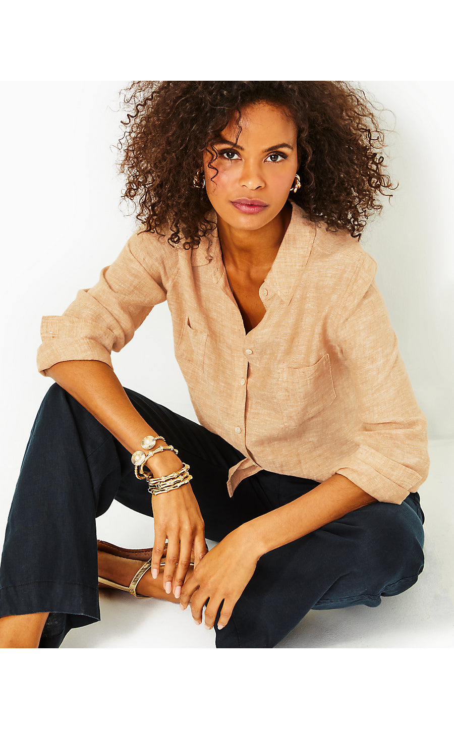 SEA VIEW BUTTON DOWN, RATTAN x RESORT WHITE