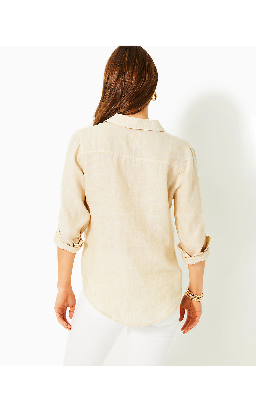 SEA VIEW BUTTON DOWN, SAND BAR X RESORT WHITE