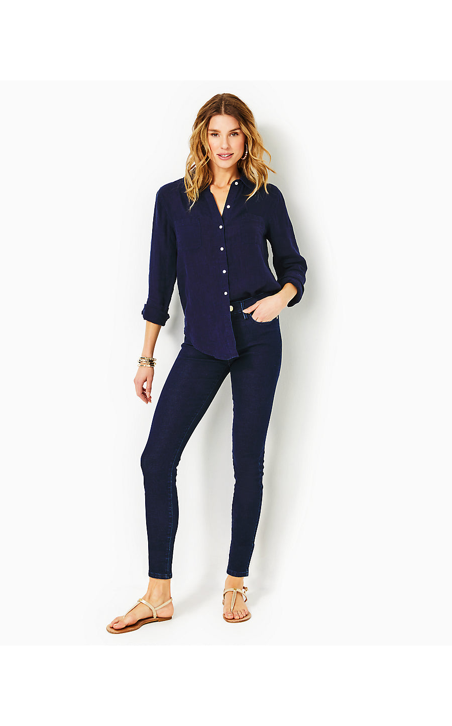 SEA VIEW BUTTON DOWN, TRUE NAVY x TRUE NAVY