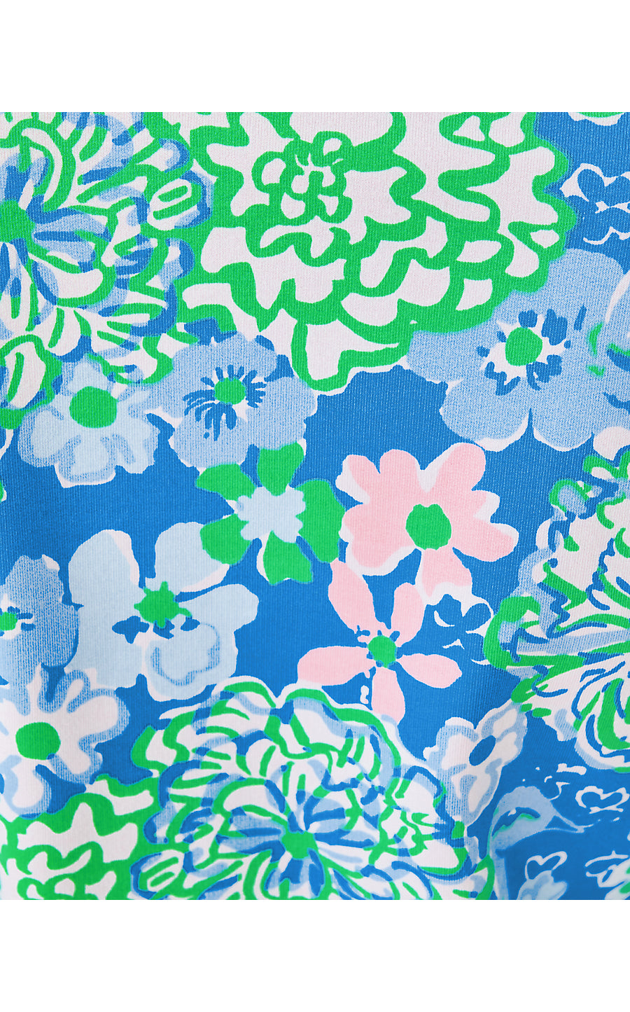 UPF 50+ SKIPPER POPOVER, SUNWASHED BLUE PLUMES IN BLOOM