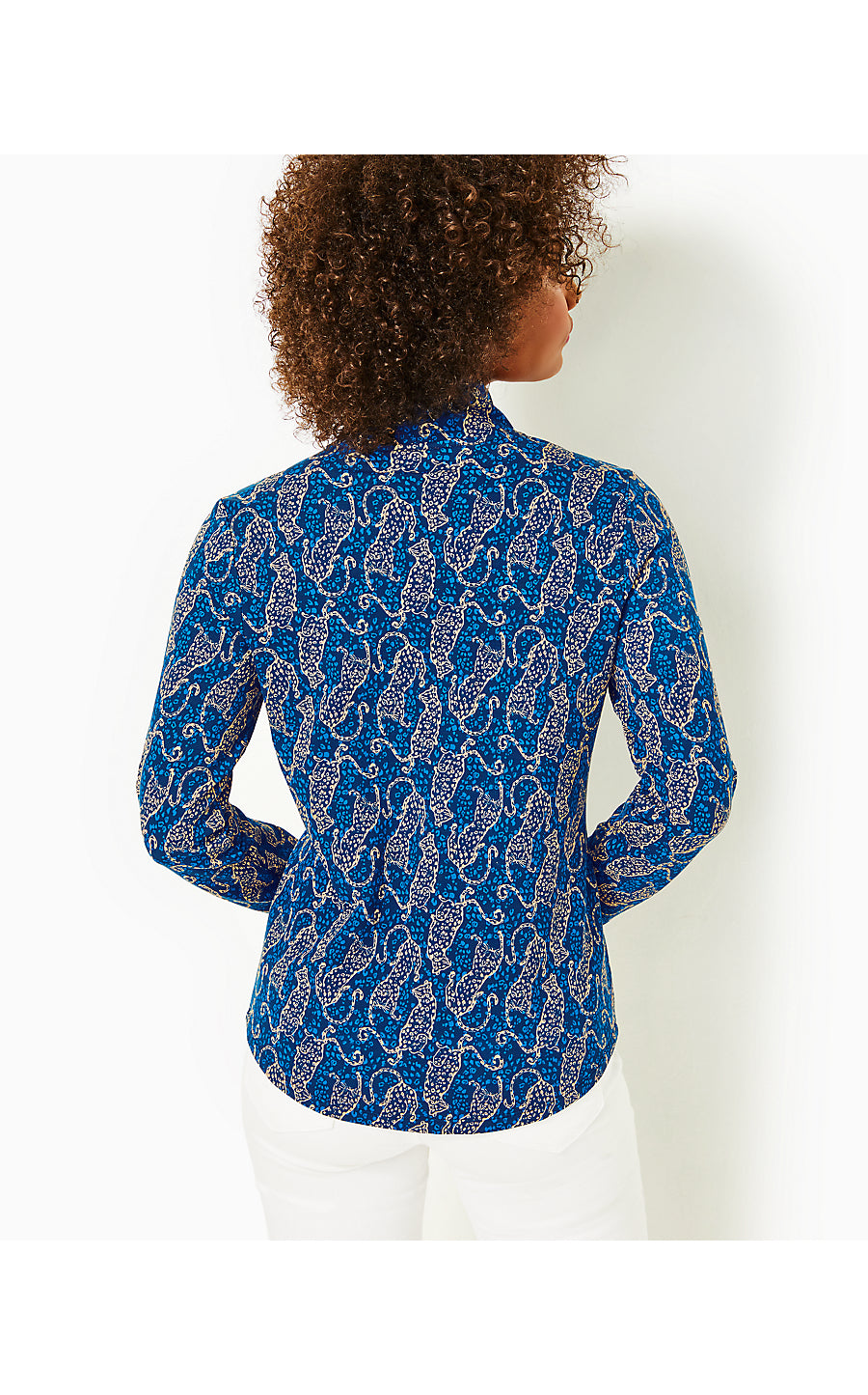 LEONA UPF 50+ ZIP-UP, LOW TIDE NAVY EASY TO SPOT