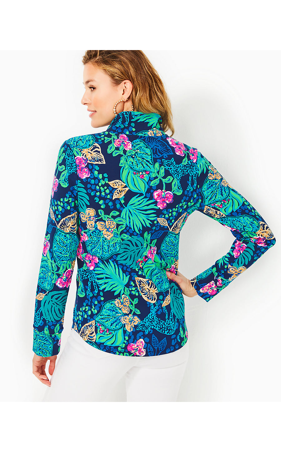 LEONA UPF 50+ ZIP-UP, LOW TIDE NAVY LIFE OF THE PARTY