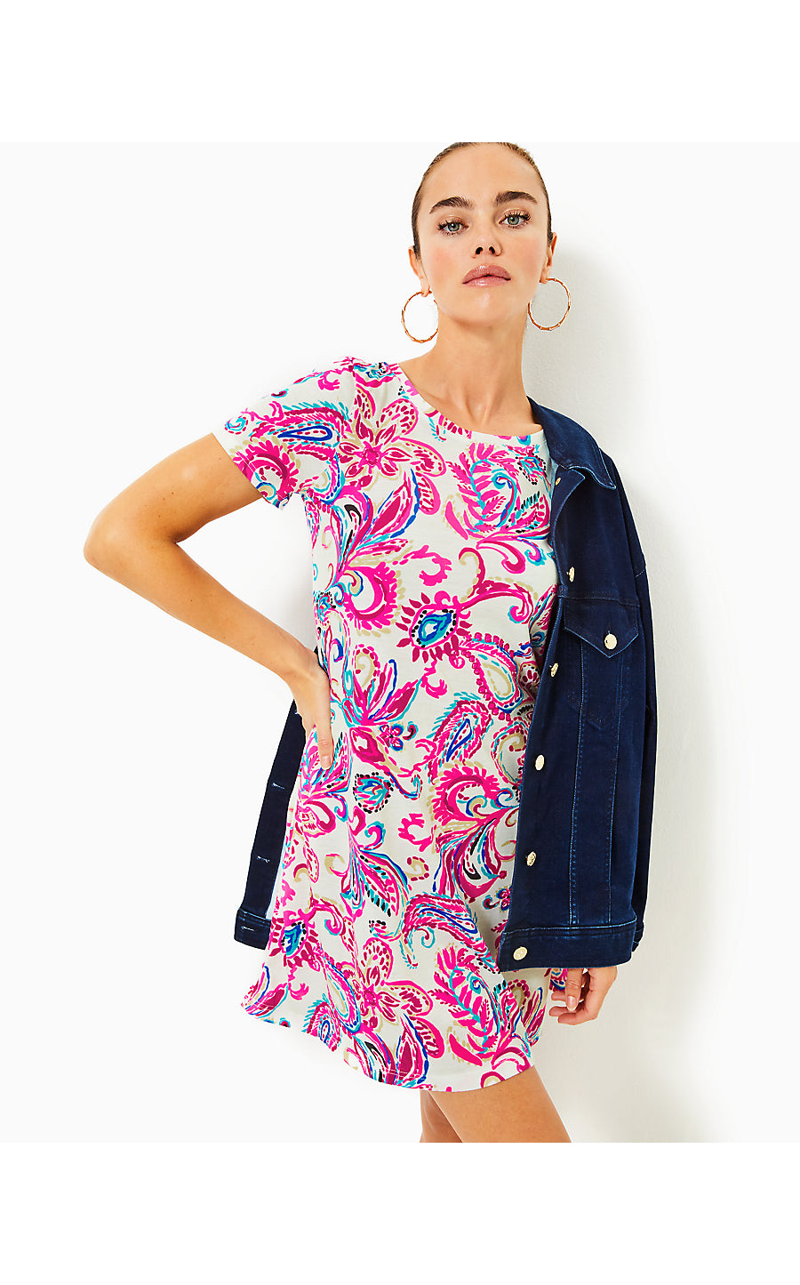 lilly pulitzer cody short sleeve dress Cody Short Sleeve Dress - Multi Throwback Disney