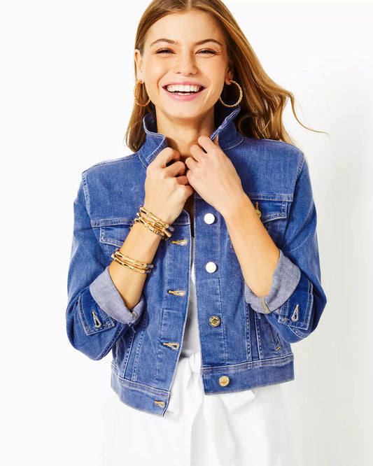 SEASPRAY DENIM JACKET, CARIBBEAN BLUES WASH