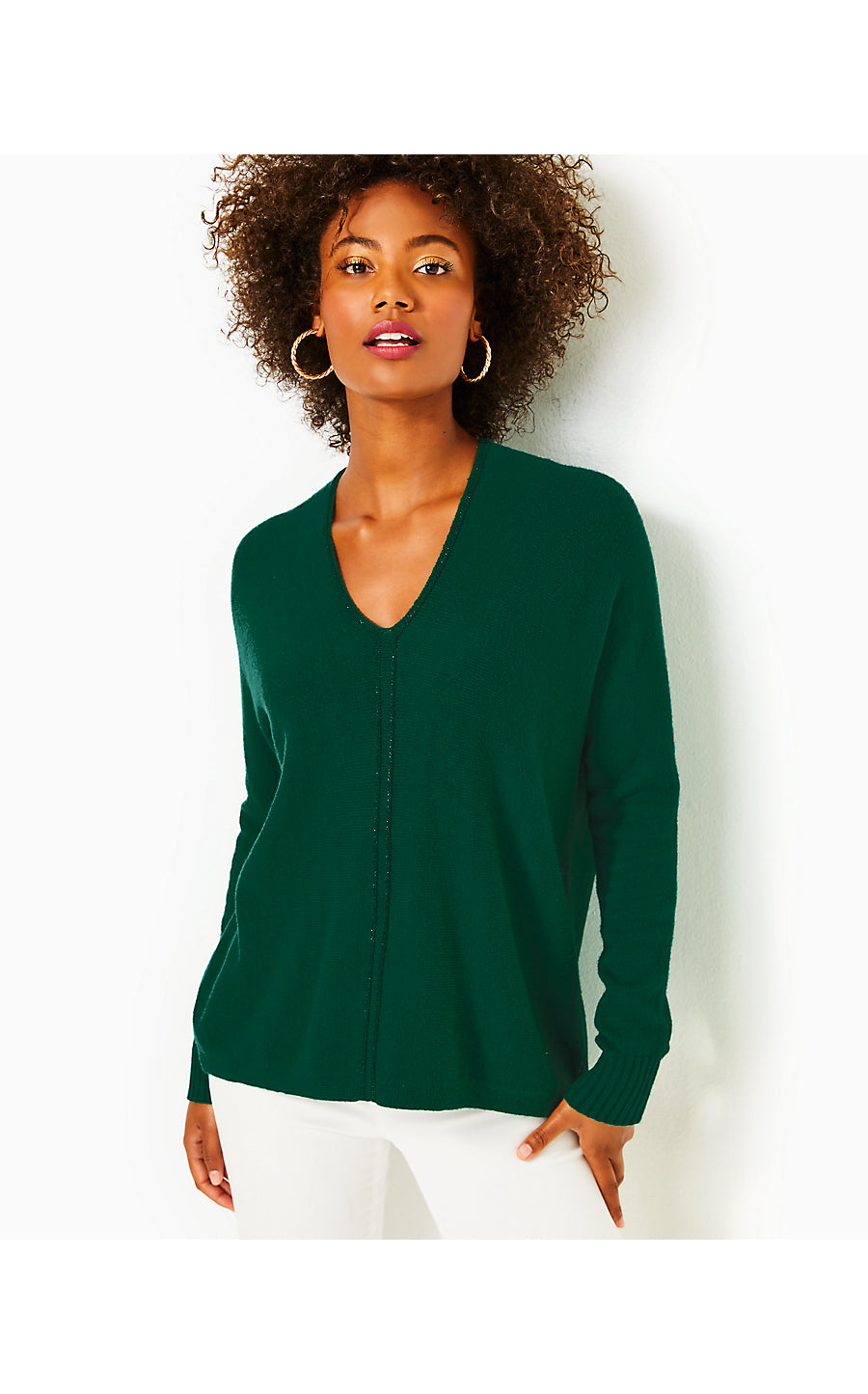 SEVIE SWEATER, EVERGREEN