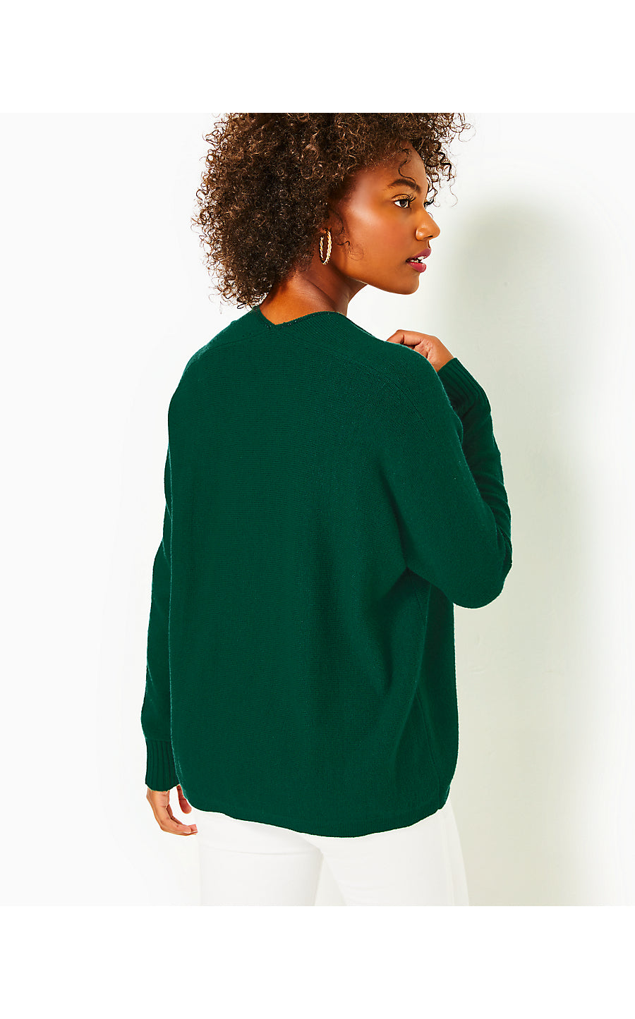 SEVIE SWEATER, EVERGREEN
