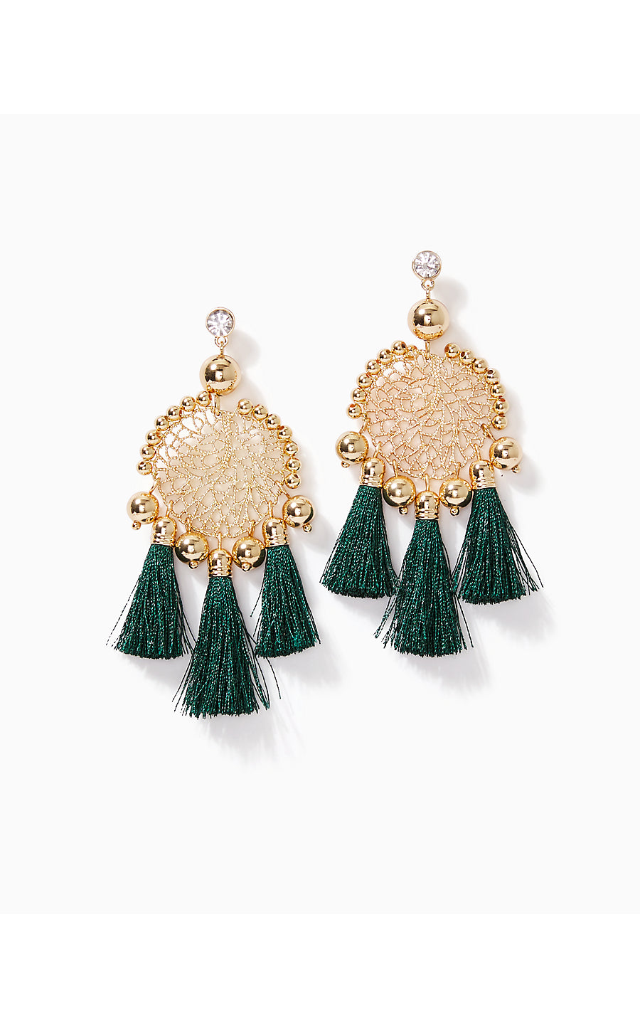 SEA DREAMER EARRINGS, EVERGREEN