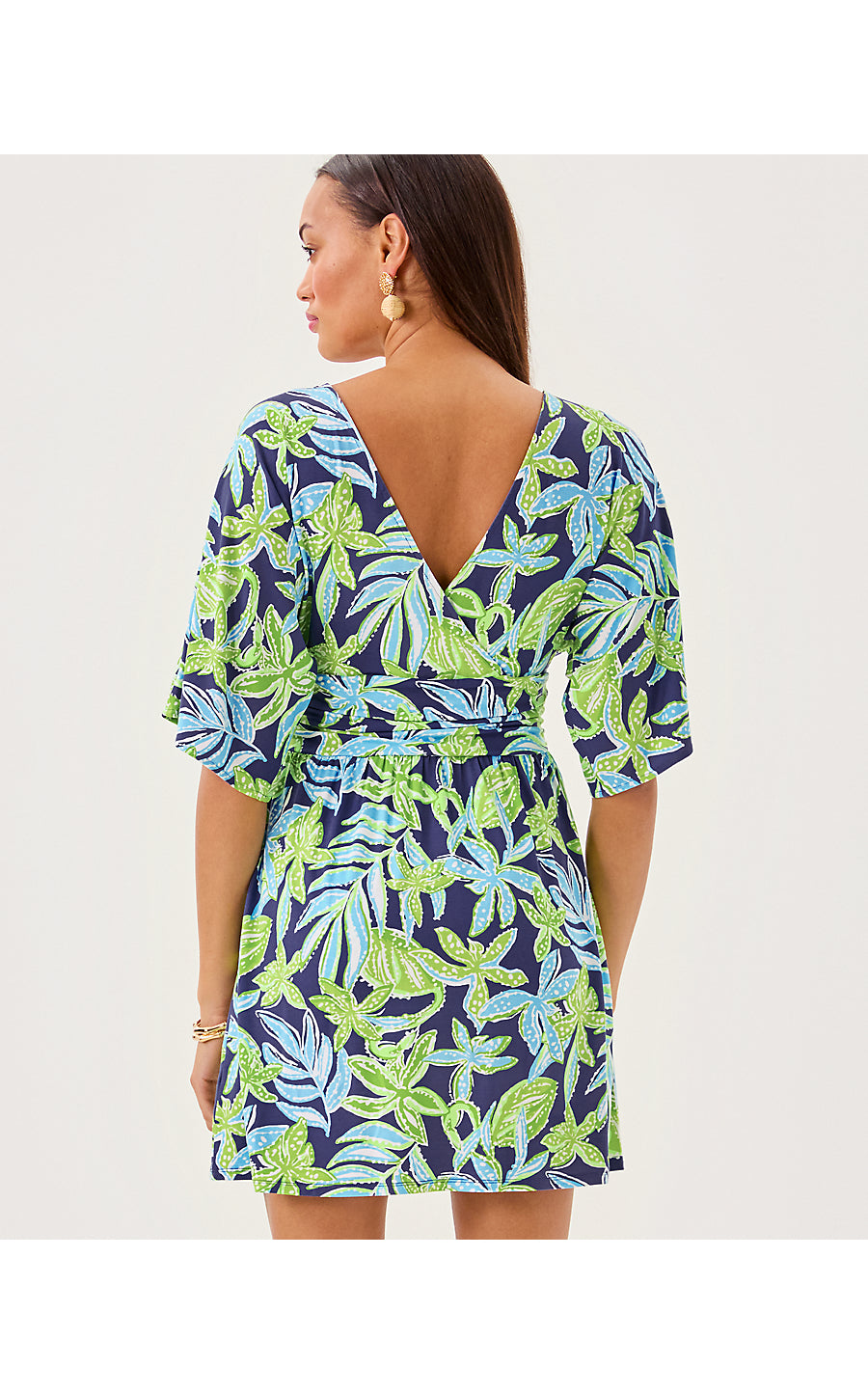 PARIGI KNIT SKORT ROMPER, SAPPHIRE POOL TROPICAL TANGO