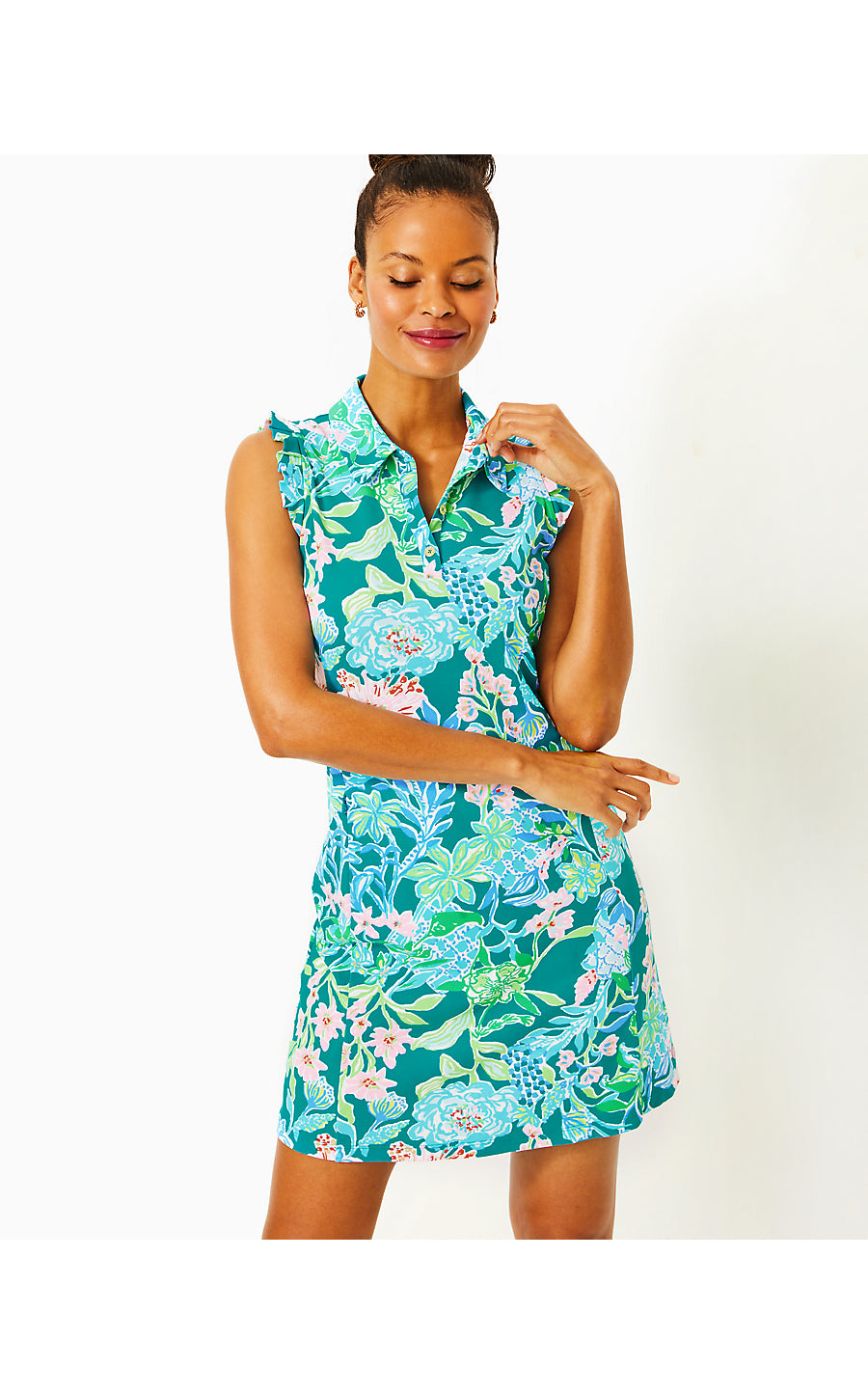 SILVIA DRESS UPF 50+, MULTI HOT ON THE VINE Palm Place SILVIA DRESS UPF 50+, MULTI HOT ON THE VINE Palm Place