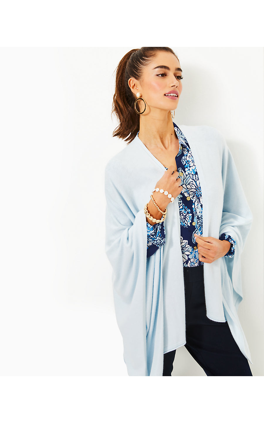 TERRI WRAP, PASTEL LUNAR BLUE