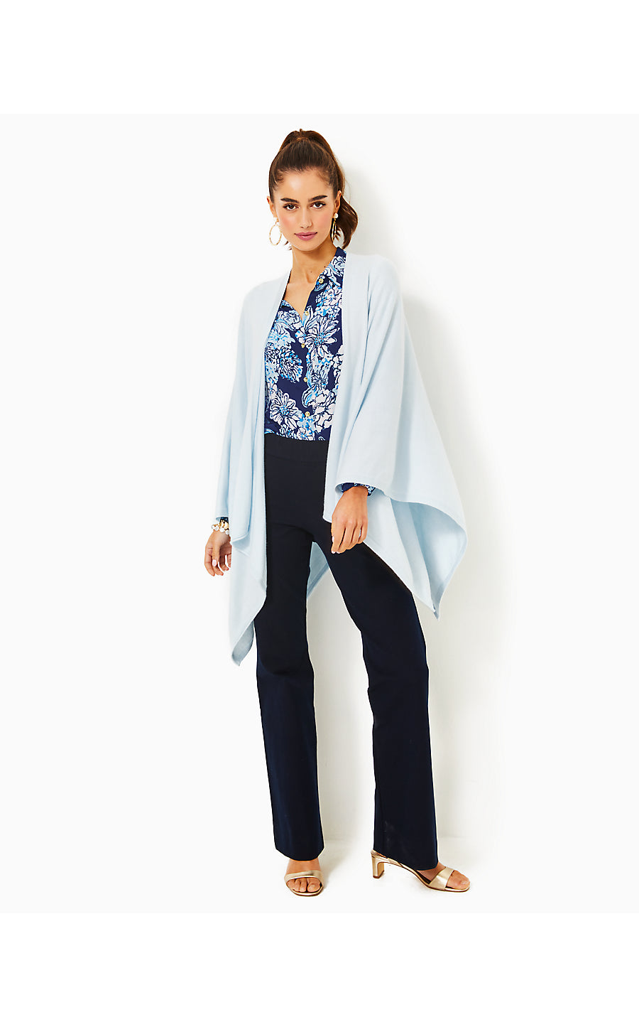 TERRI WRAP, PASTEL LUNAR BLUE