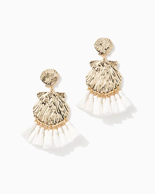 SWAY WITH ME EARRINGS, RESORT WHITE