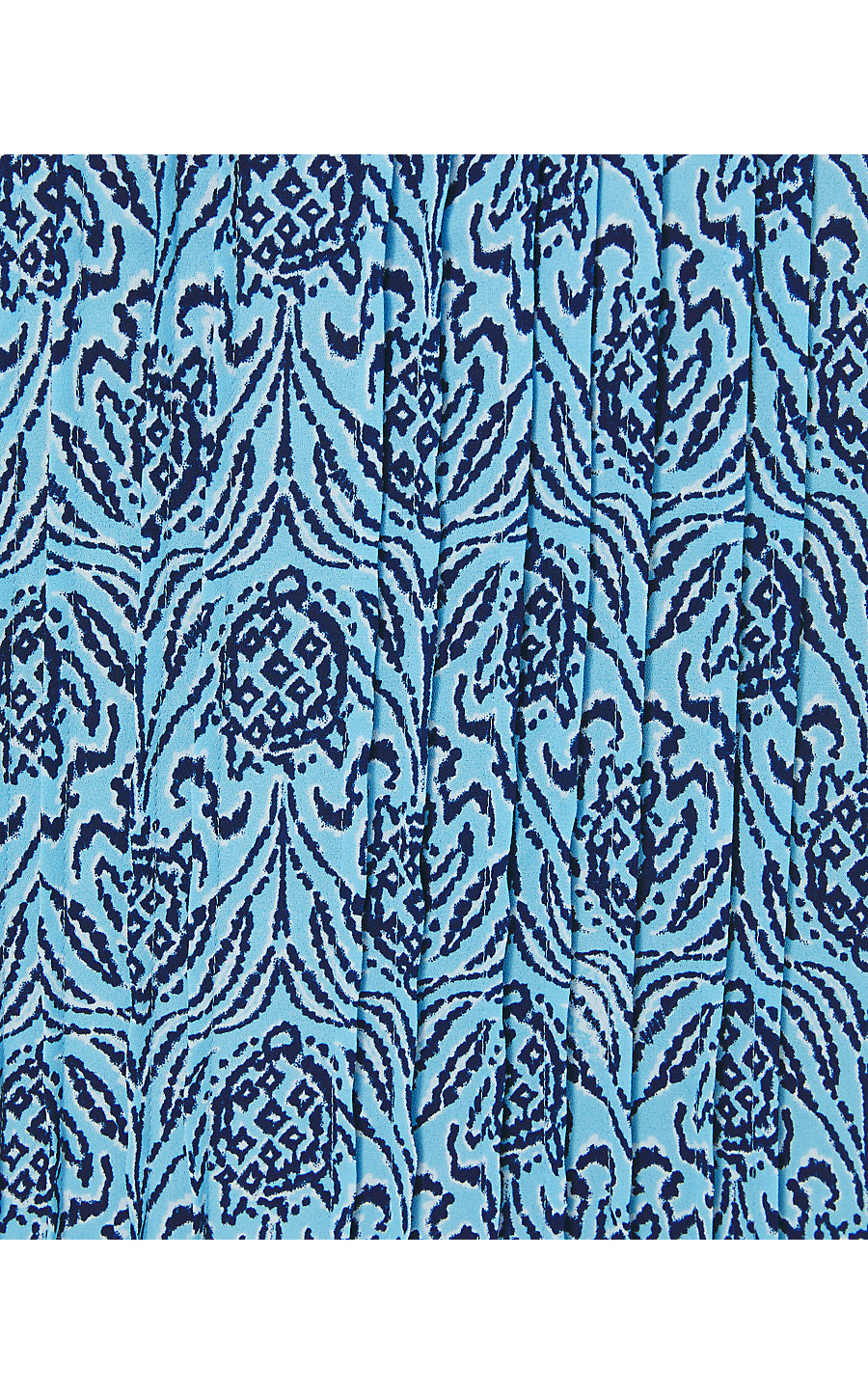 MARILINA LONG SLEEVE TUNIC, BON BON BLUE GO YOUR OWN WAVE ENGINEERED TUNIC