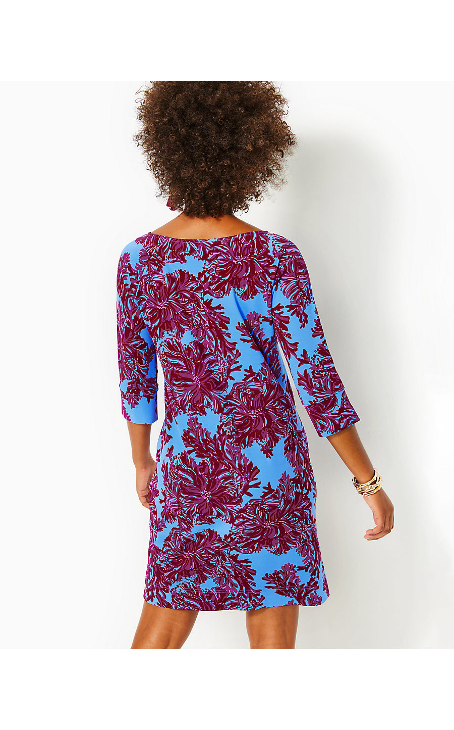 BRAEDYN UPF 50+ DRESS, ABACO BLUE FEEL LIKE A SHELLEBRITY