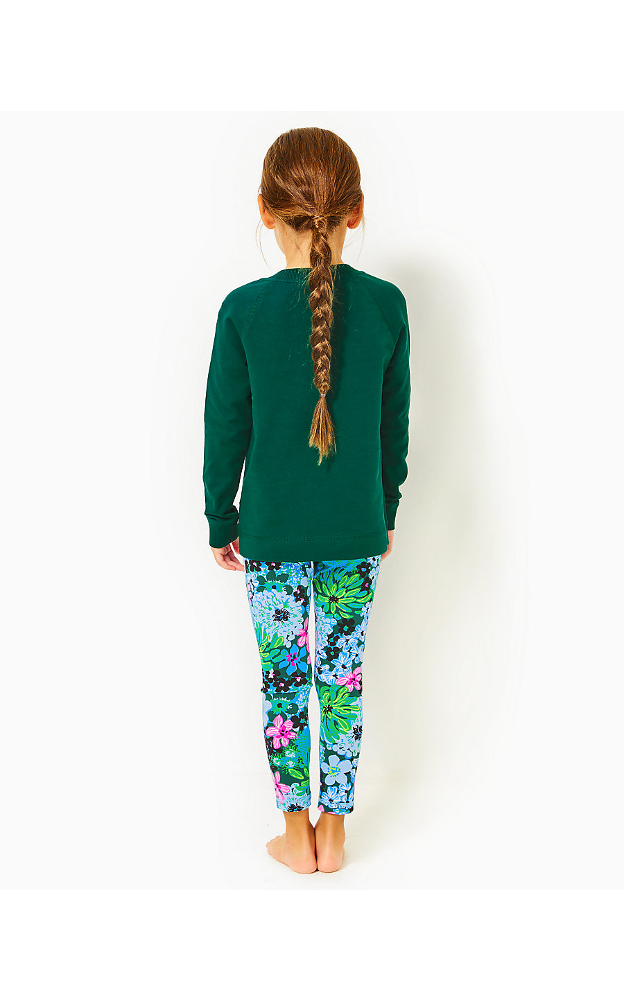 MINI BEACH COMBER SWEATSHIRT, EVERGREEN