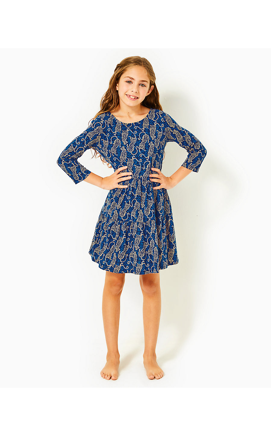 MINI GEANNA DRESS, LOW TIDE NAVY EASY TO SPOT