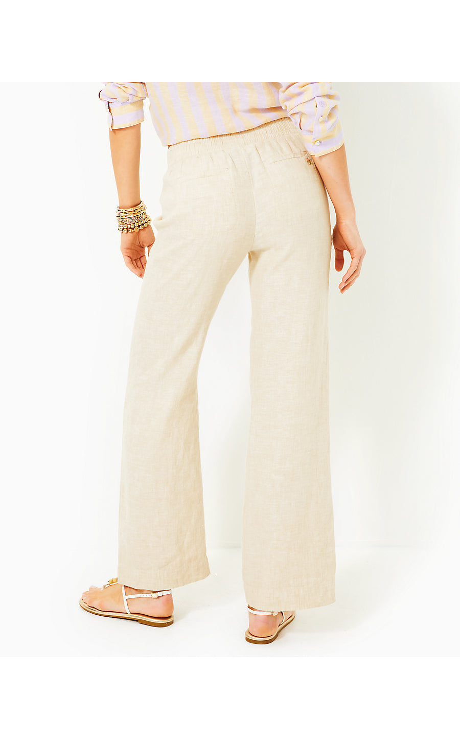 DERI LINEN PALAZZO PANT, SAND BAR X RESORT WHITE