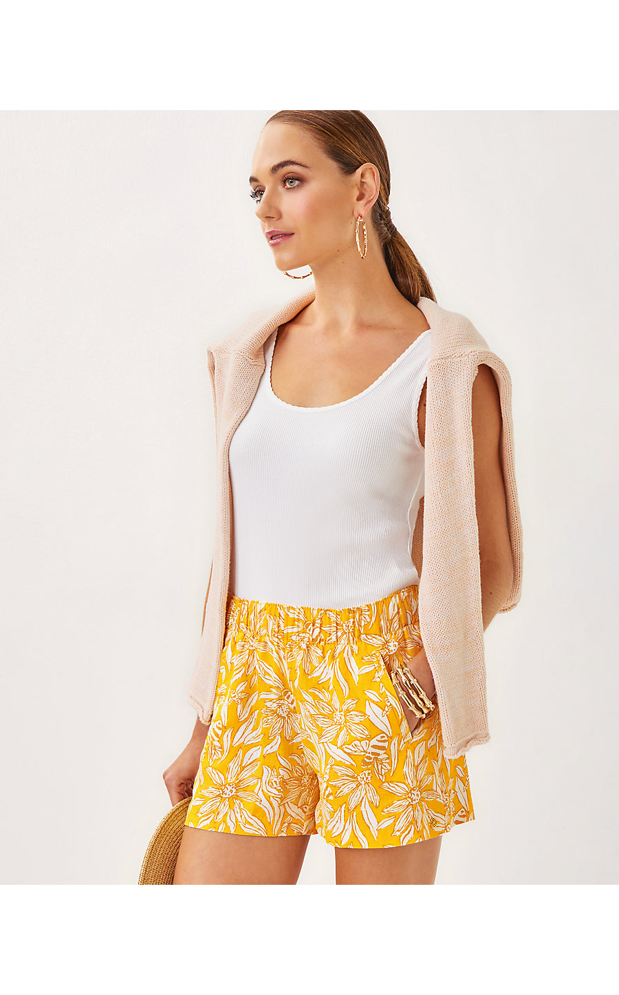 LILO LINEN SHORT, HONEYCOMB HIDEAWAY HONEYCOMB