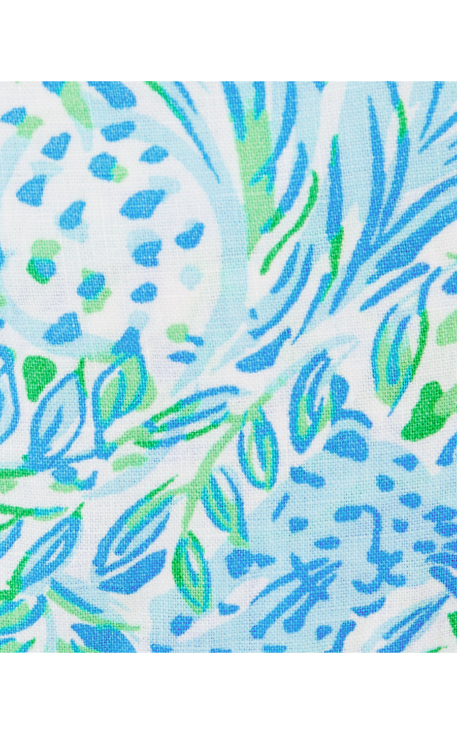 LILO LINEN SHORT, HYDRA BLUE DANDY LIONS