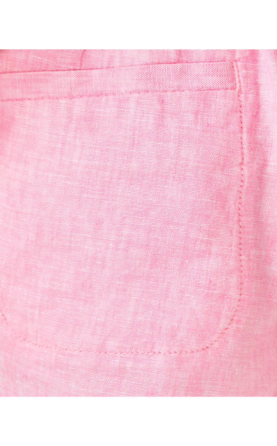 LILO LINEN SHORT, CONCH SHELL PINK X RESORT WHITE