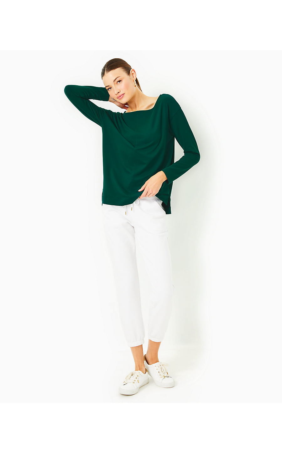 KARESSA UPF 50+ TOP, EVERGREEN