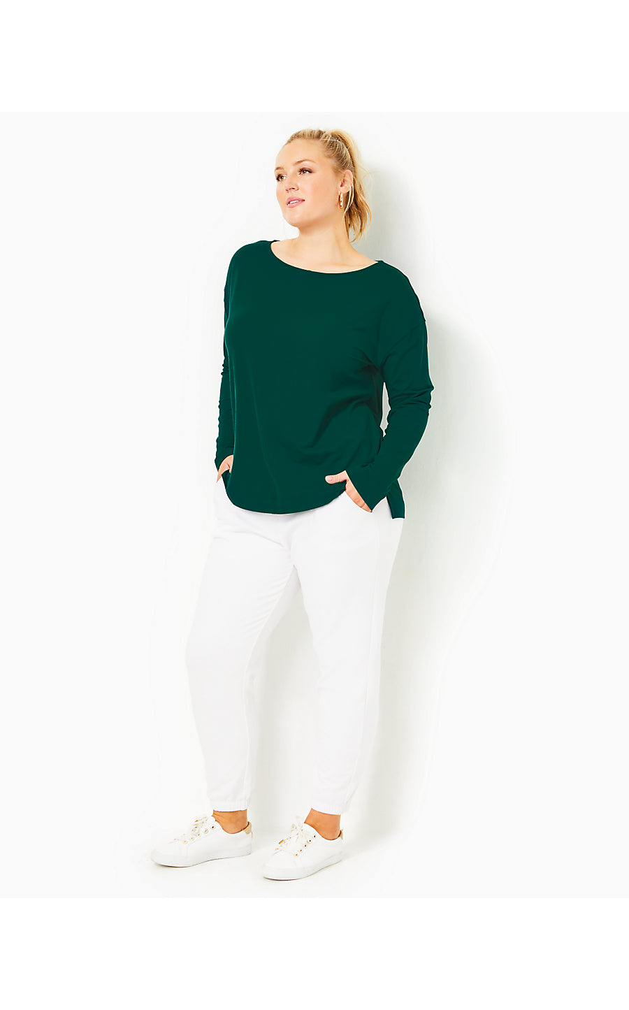 KARESSA UPF 50+ TOP, EVERGREEN