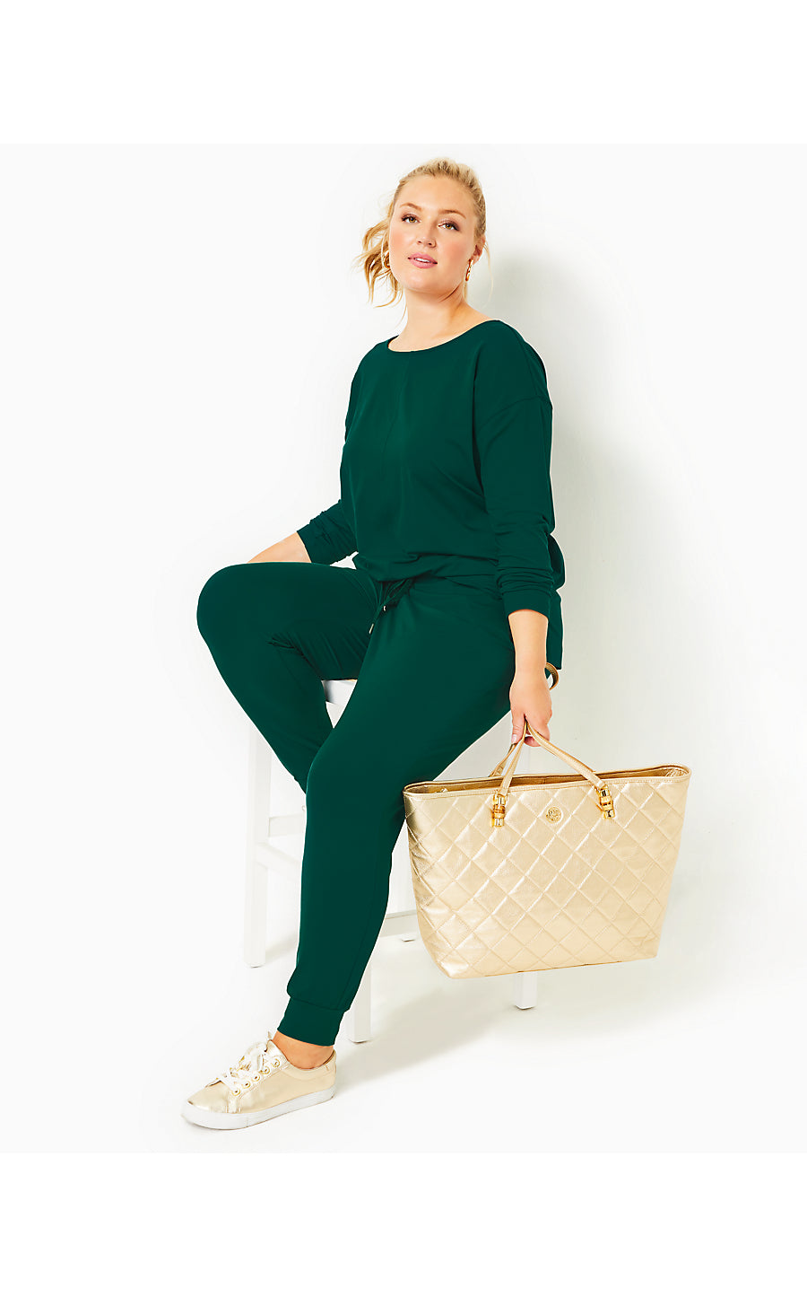 LILLABETH UPF 50+ PANT, EVERGREEN